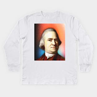 Samuel Adams Portrait | Samuel Adams Artwork 3 Kids Long Sleeve T-Shirt